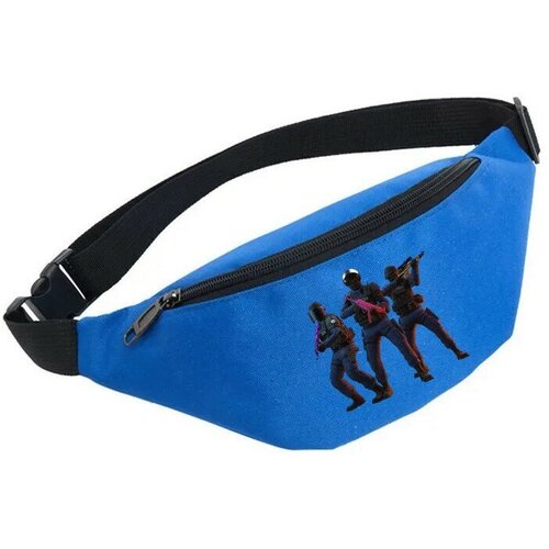 фото Сумка поясная noname, голубой