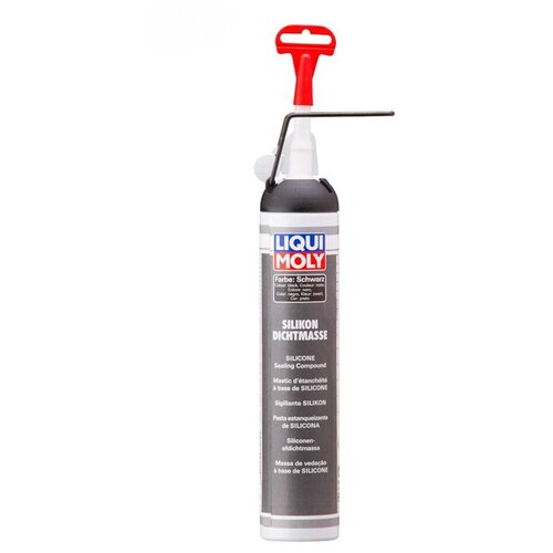 Силиконовый герметик Liqui Moly Silicon-Dichtmasse schwarz, черный, 0.2 л.