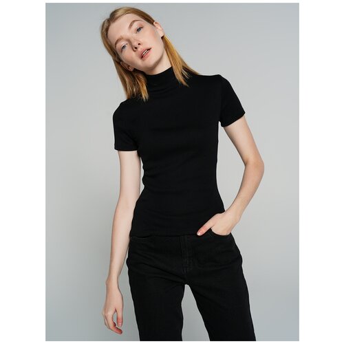 фото Футболка с кор.рукавом твое 76386 размер s, черный, women