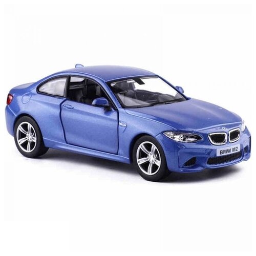 Машина металлическая RMZ City 1:36 BMW M2 COUPE with Strip инерционная, 2 цвета в ассортименте (сини