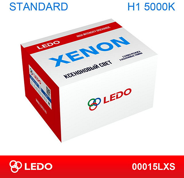 LEDO 00015LXS Комплект ксенона H1 5000K LEDO 12V