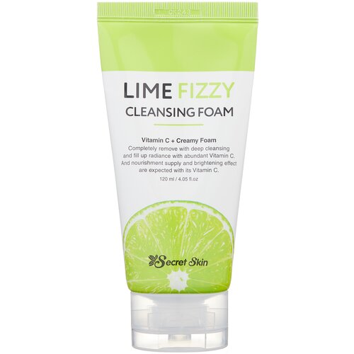 Secret Skin пенка для умывания Lime Fizzy Cleansing Foam, 120 мл, 140 г