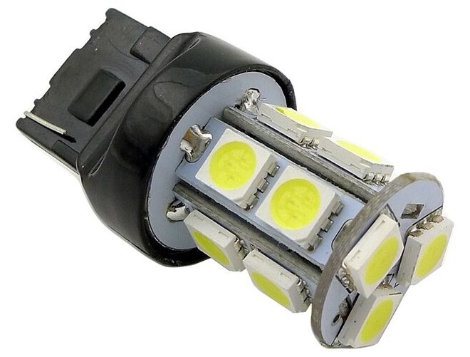 T20 T048A /белый/ (W3x16q) 13SMD 5050, 1 contact, 2 шт.