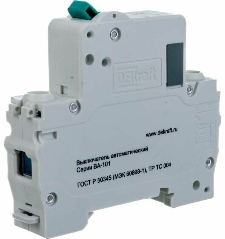 Автоматический выключатель DEKraft 1P 16А характеристика C (комплект из 4 шт.) - фотография № 8