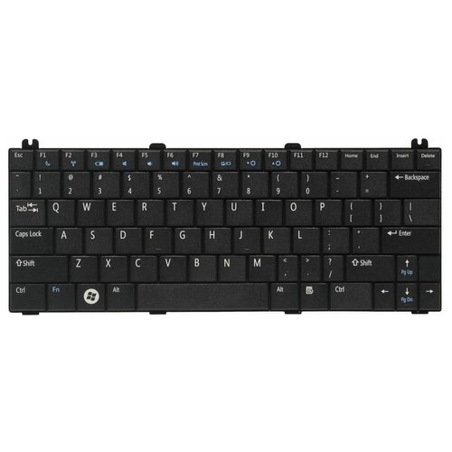 Клавиатура для ноутбуков Dell Inspiron MINI 12, 1210 US, Black клавиатура для ноутбука dell inspiron mini 12 1210 черная