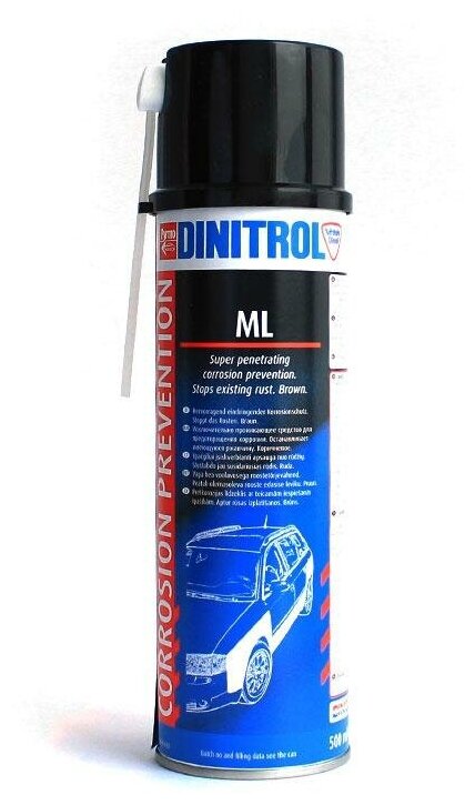 Dinitrol ML (500 мл, аэрозоль) Антикор для скрытых полостей