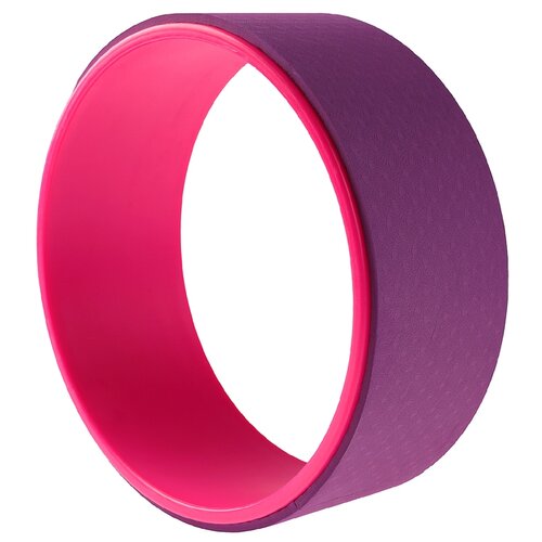 фото Йога-колесо лотос 33 х 13 см, цвет розово-фиолетовый 3551160 сима-ленд