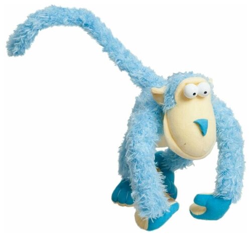 Мягкая игрушка Fancy Обезьянка Питто голубая, 24 см, голубой