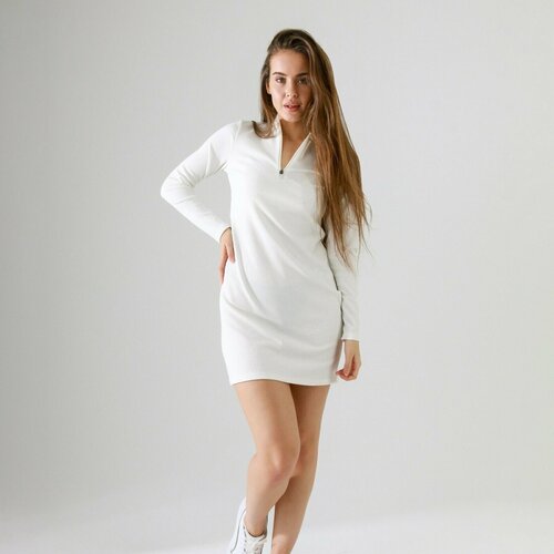 Сарафан SL Russian Brand, размер 46, белый платье sl russian brand размер 46 белый
