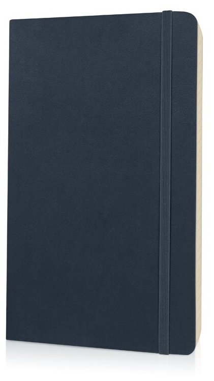 Записная книжка Moleskine Classic Soft (в линейку), Large (13х21см), сапфировый синий