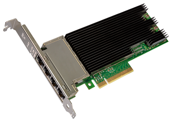Сетевой адаптер PCIE 10GB QUAD PORT X710-T4 X710T4BLK INTEL