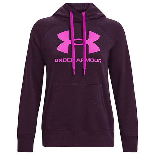 Толстовка спортивная Under Armour, размер XS, бордовый худи under armour rival fleece logo hoodie md для женщин