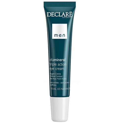 Declare Крем для кожи вокруг глаз Men Triple Action Eye Cream, 15 мл declare крем для кожи вокруг глаз против морщин nutrilipid wrinkle diminish eye