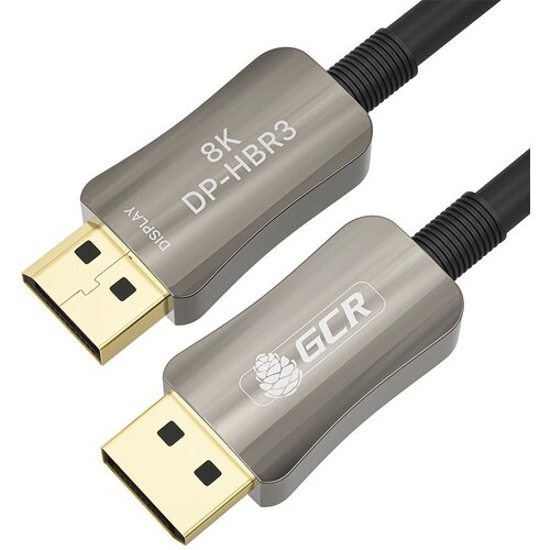 gcr кабель 3 0m оптический hdmi 2 1 8k 60hz 4k 120hz 4 4 4 высокоскоростной 48 0 гбит с 3d gcr 54744 greenconnect gcr 54744 Кабель DisplayPort - DisplayPort Greenconnect GCR-54785 80.0m