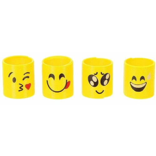 Пружинка-радуга «Смайлик», виды микс