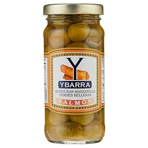 Оливки Ybarra с лососем 240г (Испания)