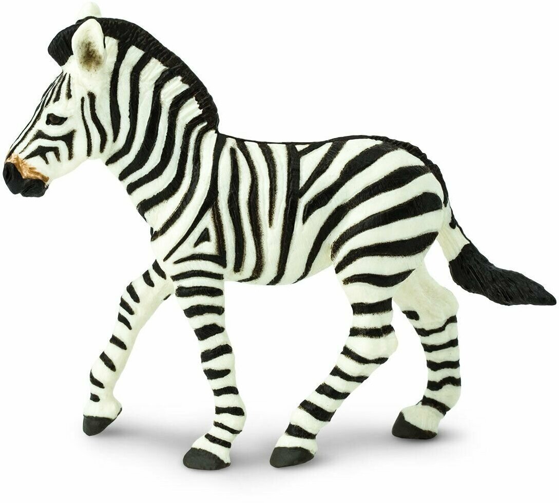 Фигурка животного Safari Ltd Зебра (детеныш), для детей, игрушка коллекционная, 271829