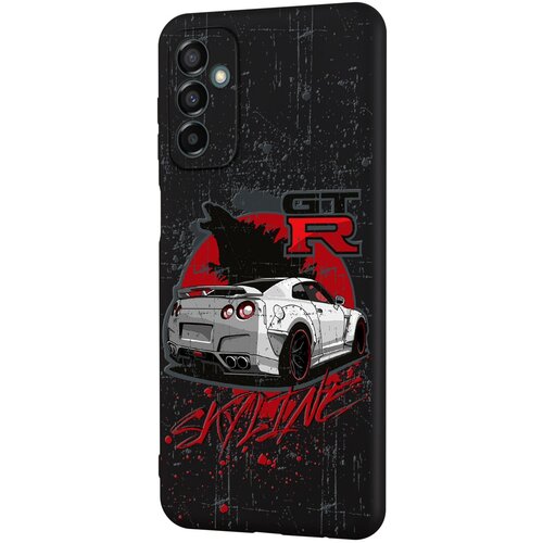 Силиконовый чехол Mcover для Samsung Galaxy M23 5G с рисунком Машина Nissan GTR Skyline силиконовый чехол mcover для samsung galaxy a72 с рисунком машина nissan gtr skyline