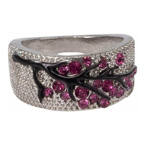 Кольцо OTOKODESIGN, размер 18, серебряный кольцо otokodesign размер 18 розовый серебряный