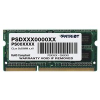 Память DDR3L 4Gb 1600MHz Patriot PSD34G1600L2S RTL PC3-12800 CL11 SO-DIMM 204-pin 1.35В