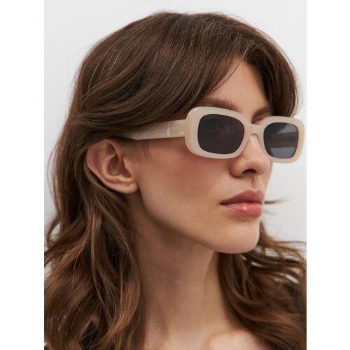 Солнцезащитные очки GATE31, бежевый солнцезащитные очки boss прямоугольные оправа пластик с защитой от уф для женщин белый