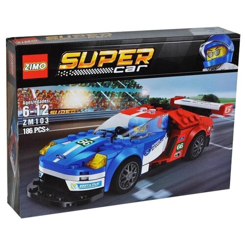 Конструктор China bricks zm103 Ford GT, из серии Машины, Спид чемпионс