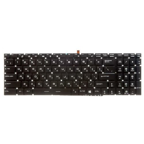 Клавиатура для ноутбука MSI MS-16J1, MS-16J2, MS-1771, MS-1773, PE70 (p/n: V143422AK1) клавиатура для ноутбука msi ms 16j1 ms 16j2 ms 1771 ms 1773 pe70 p n v143422ak1