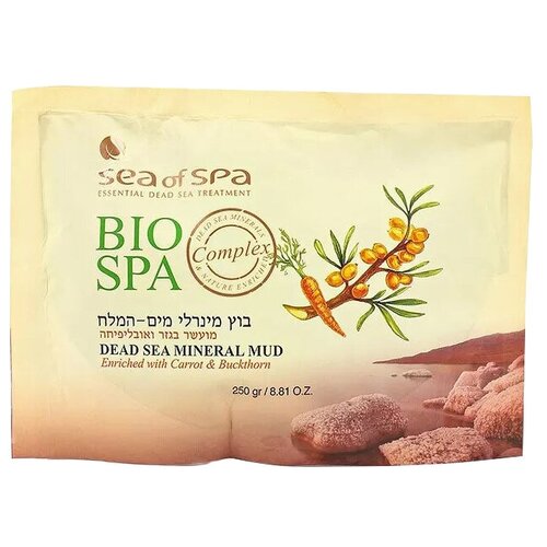 sea minerals минеральная соль мертвого моря для ванн 453 г 1 фунт Sea of Spa грязь мертвого моря с морковным и облепиховым маслами