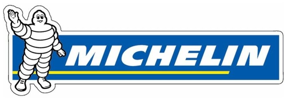 Наклейка Michelin 15х5 см