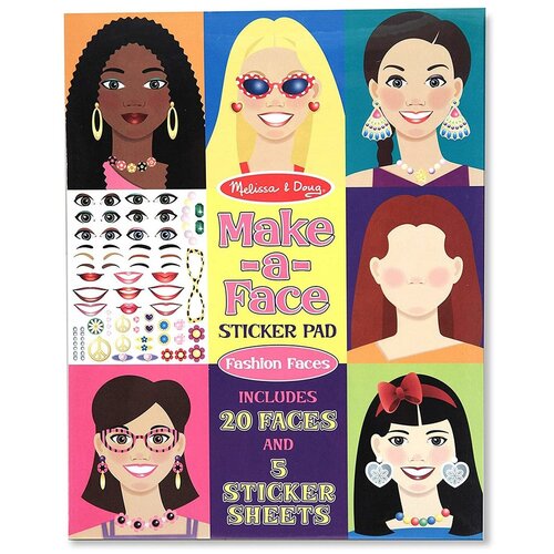 фото Melissa&doug набор стикеров "лица" melissa & doug