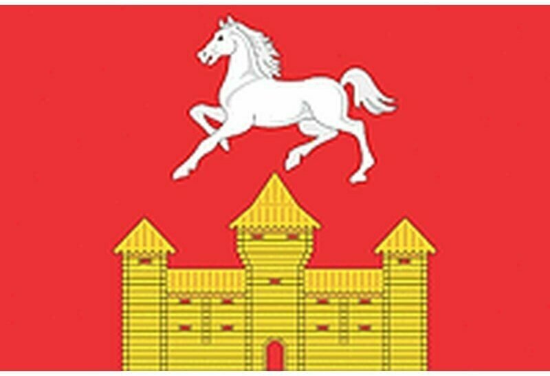 Флаг Краснотуранского района. Размер 135x90 см.