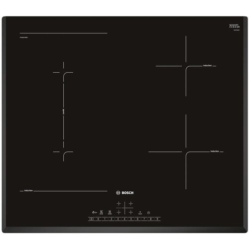 Индукционная варочная поверхность Bosch PVS645FB5E черный 7876000₽