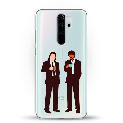 фото Силиконовый чехол винсент и джулс на xiaomi redmi note 8 pro andy & paul