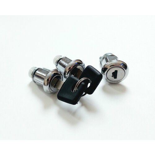 Личина замка двери для УАЗ Патриот 3163 металлический корпус комплект 3шт 2 ключа 1380₽