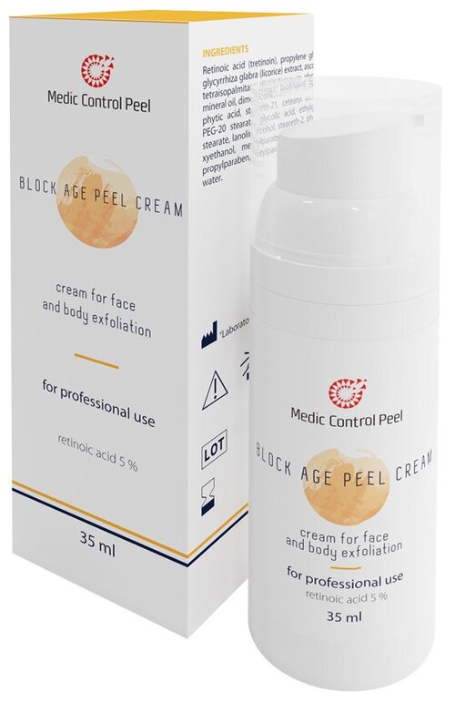 MedicControlPeel пилинговый крем Block Age Peel Cream, 35 мл
