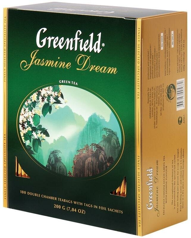 Чай зеленый Greenfield Jasmine Dream 100*2г ОРИМИ - фото №7