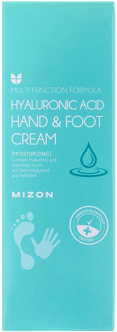 Крем для рук и ног с гиалуроновой кислотой Hyaluronic acid hand & foot cream MIZON 100мл COSON Co., Ltd - фото №9