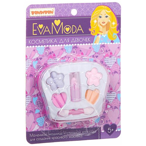 Набор детской декоративной косметики BONDIBON Eva Moda, сумочка с тенями для век (4 оттенка) (ВВ1763)