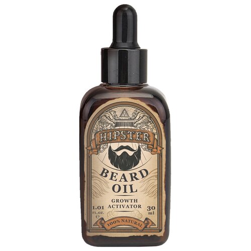 Масло для ухода и роста бороды Hipster Beard Oil Growth Activator, 30 мл