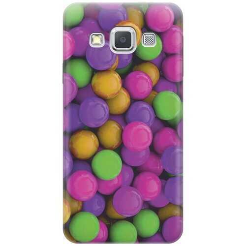 фото Cиликоновый чехол на samsung galaxy a3 / самсунг а3 с принтом "разноцветные драже" gosso