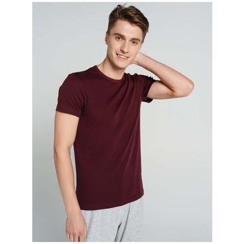 фото Футболка с кор.рукавом твое 73772 размер s, темно-бордовый, men