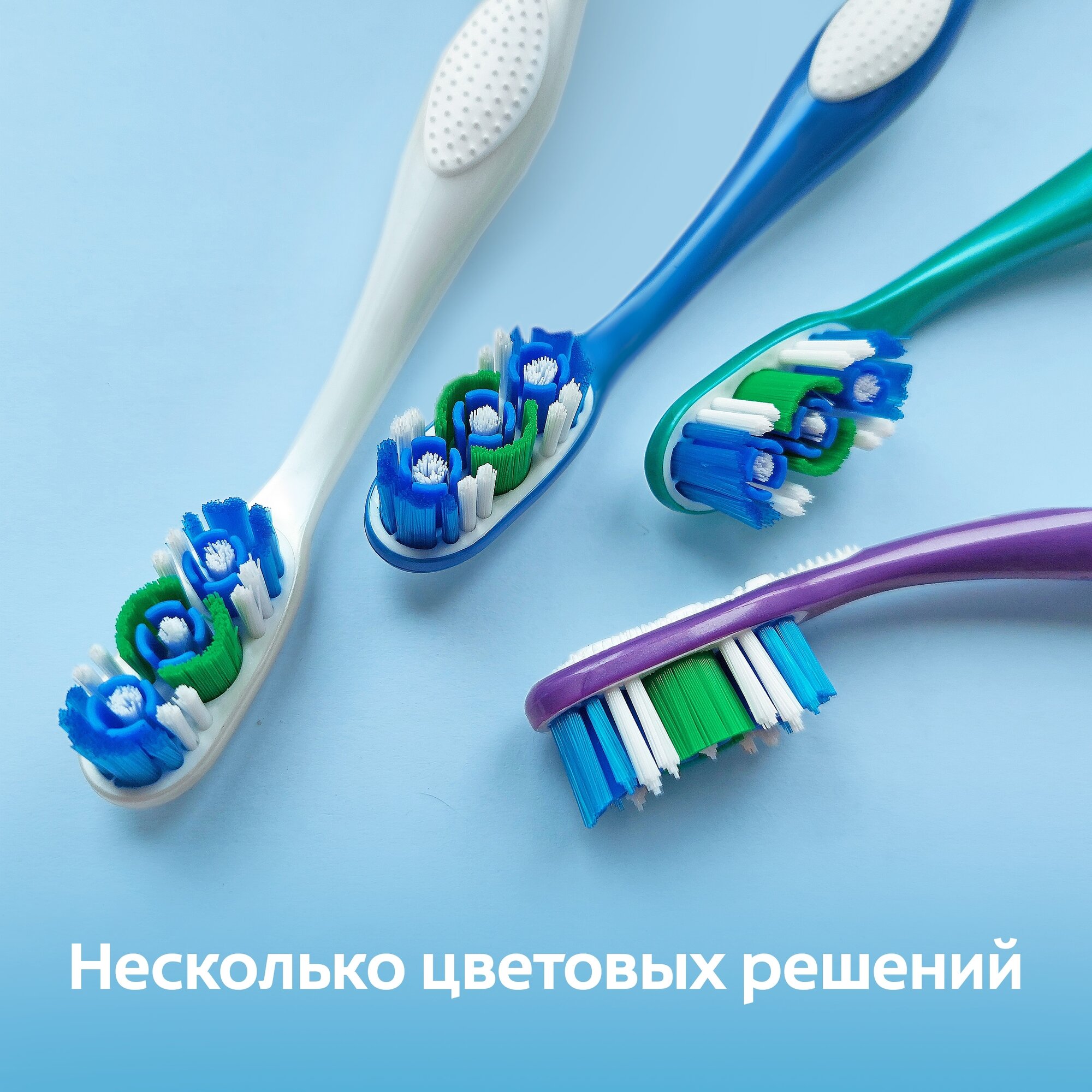 Зубная щетка Colgate 360° Clean средней жесткости, 1+1 шт. - фото №9