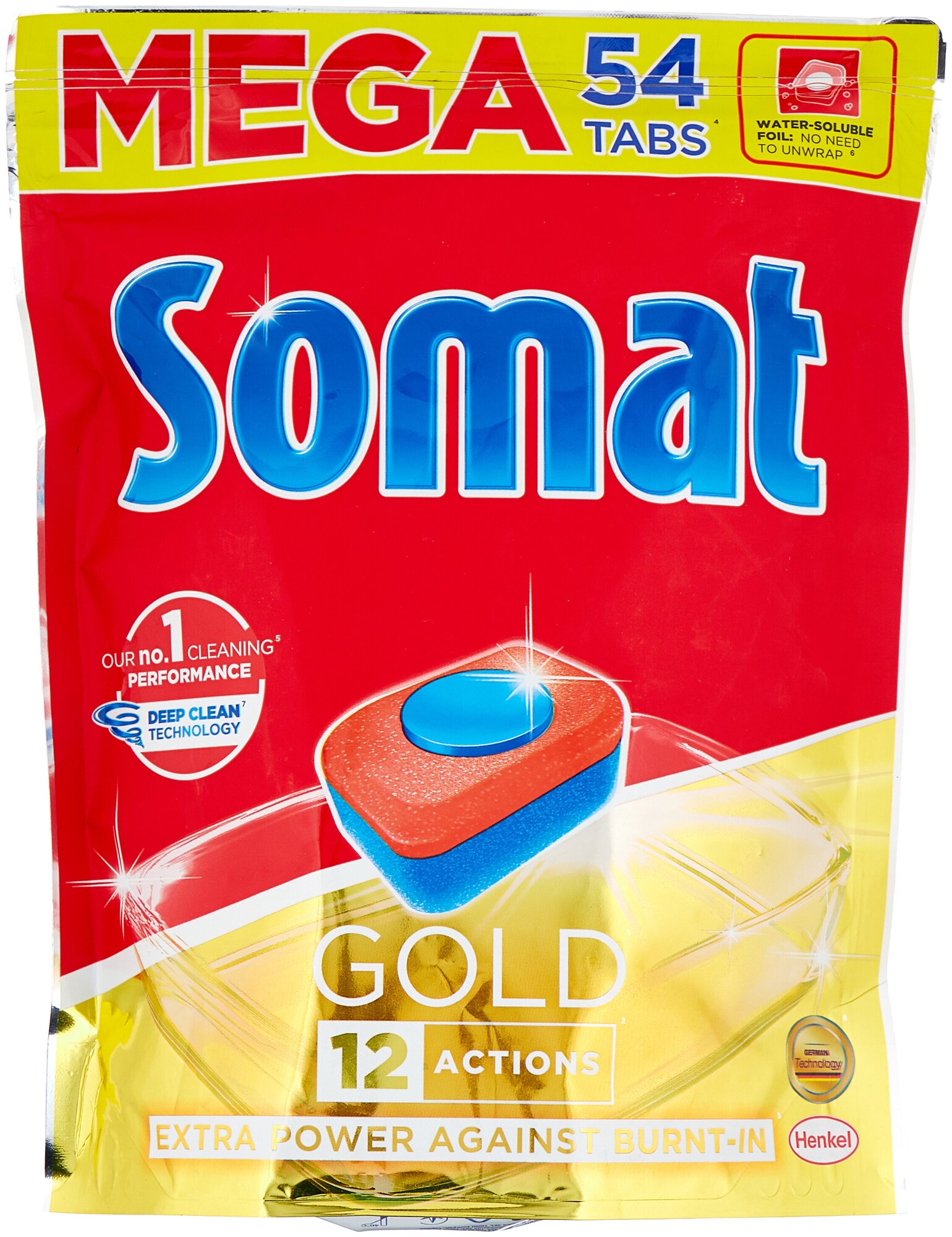 Таблетки для посудомоечных машин Somat Gold, 54 шт. - фотография № 7