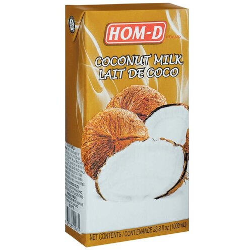 Кокосовое молоко Hom-D, 85 % мякоти кокоса,1000 мл