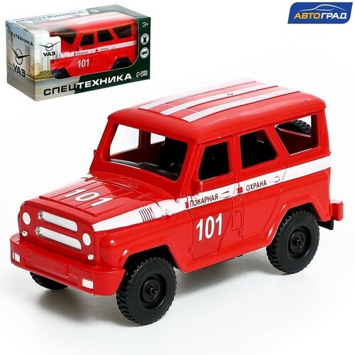 Машина инерционная УАЗ Hunter «Пожарная служба» игрушка машинка ватрушка пожарная служба