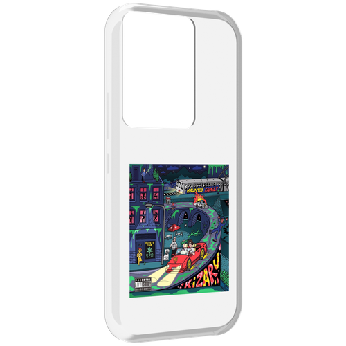 Чехол MyPads Яд (альбом Kizaru) для Itel Vision 3 Plus / Itel P38 Pro задняя-панель-накладка-бампер