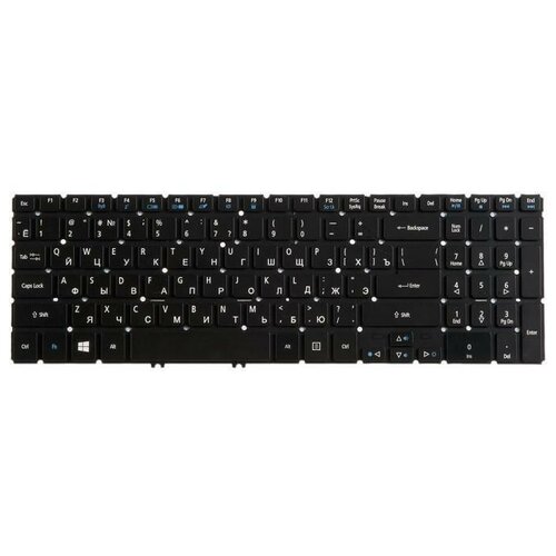 Клавиатура для ноутбука Acer Aspire V5-552, V5-552P, V5-572, V5-572G, V5-573G (p/n: NK. I1717.0ER) клавиатура keyboard zeepdeep для ноутбука acer для aspire v5 552 pb71e05 с подсветкой черная без рамки гор enter nk i1717 0er