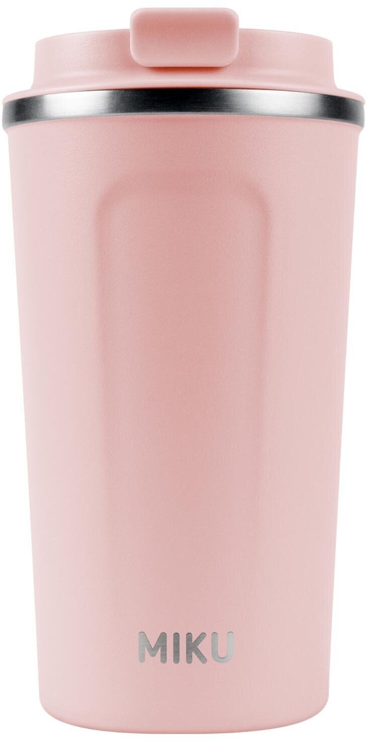 Термокружка MIKU 510 мл (Розовый) - фотография № 1