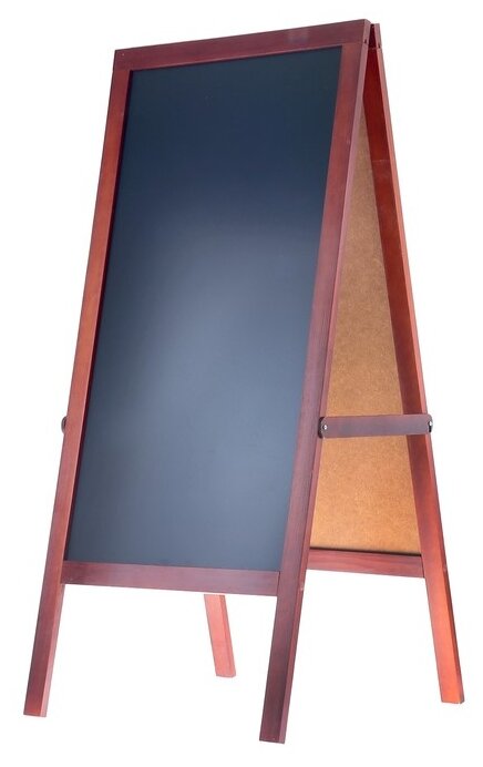 Доска-штендер меловая 48х90 см Calligrata, в деревянной рамке, двустор SB-489 4171216