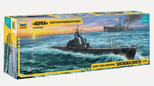 Изображение товара Сборная модель ZVEZDA Советская подводная лодка Щука (9041) 1:144